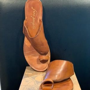 Free People, women’s leather sandals, size 40